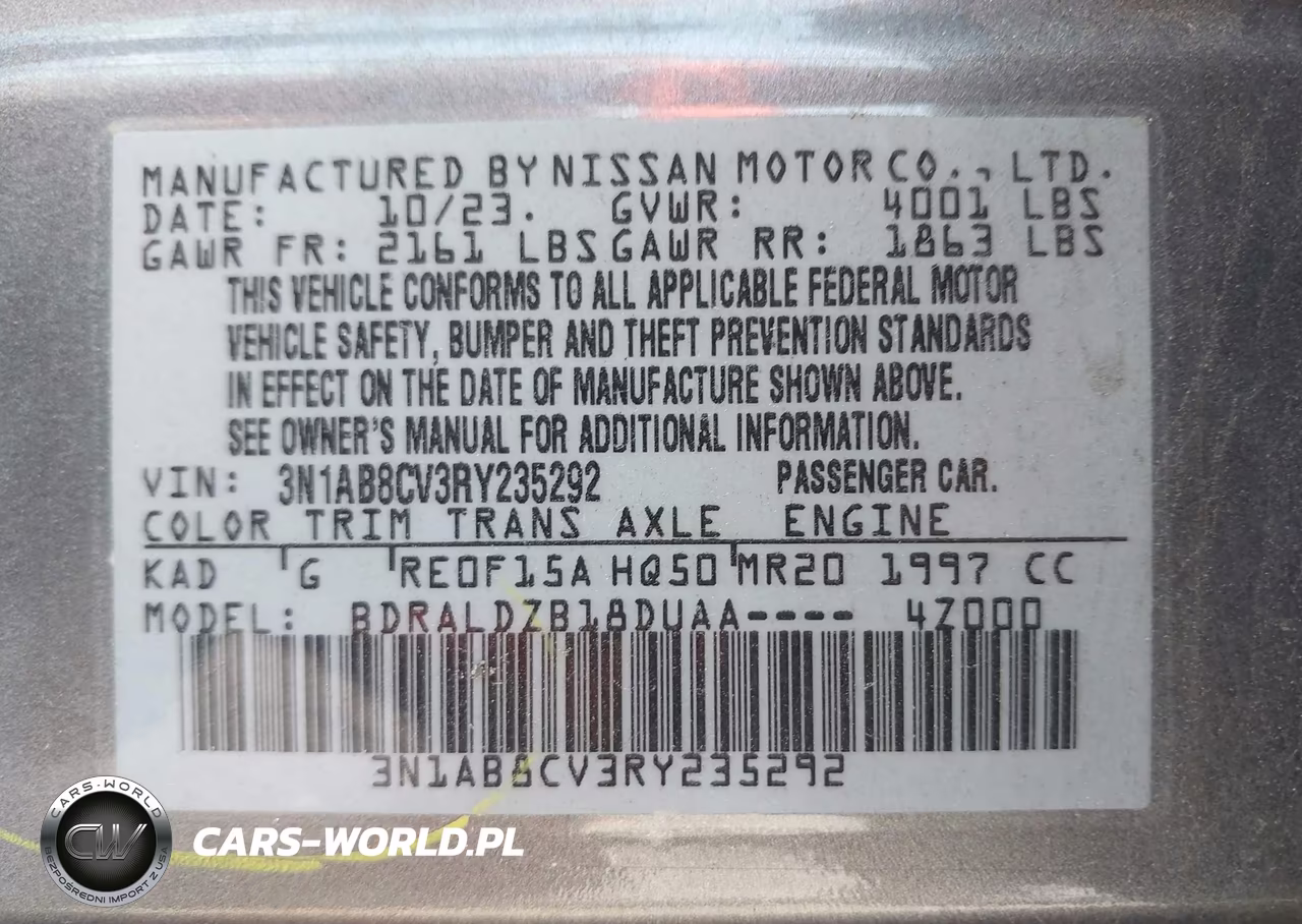 2024 Nissan Sentra Sv Xtronic Cvt VIN:3N1AB8CV3RY235292 - 9
