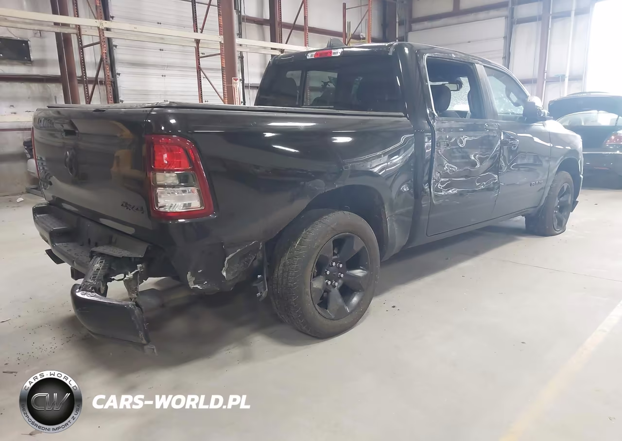 2019 Ram 1500 Big Horn-Lone Star 4X4 5'7 Box VIN:1C6SRFFTXKN652057 - 4