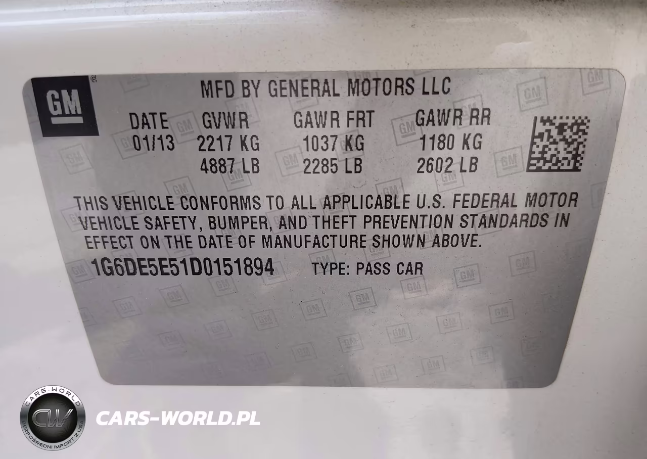 2013 Cadillac Cts Luxury VIN:1G6DE5E51D0151894 - 9
