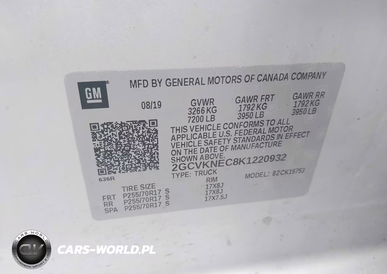 2019 Chevrolet Silverado 1500 Ld Wt VIN:2GCVKNEC8K1220932 - 9