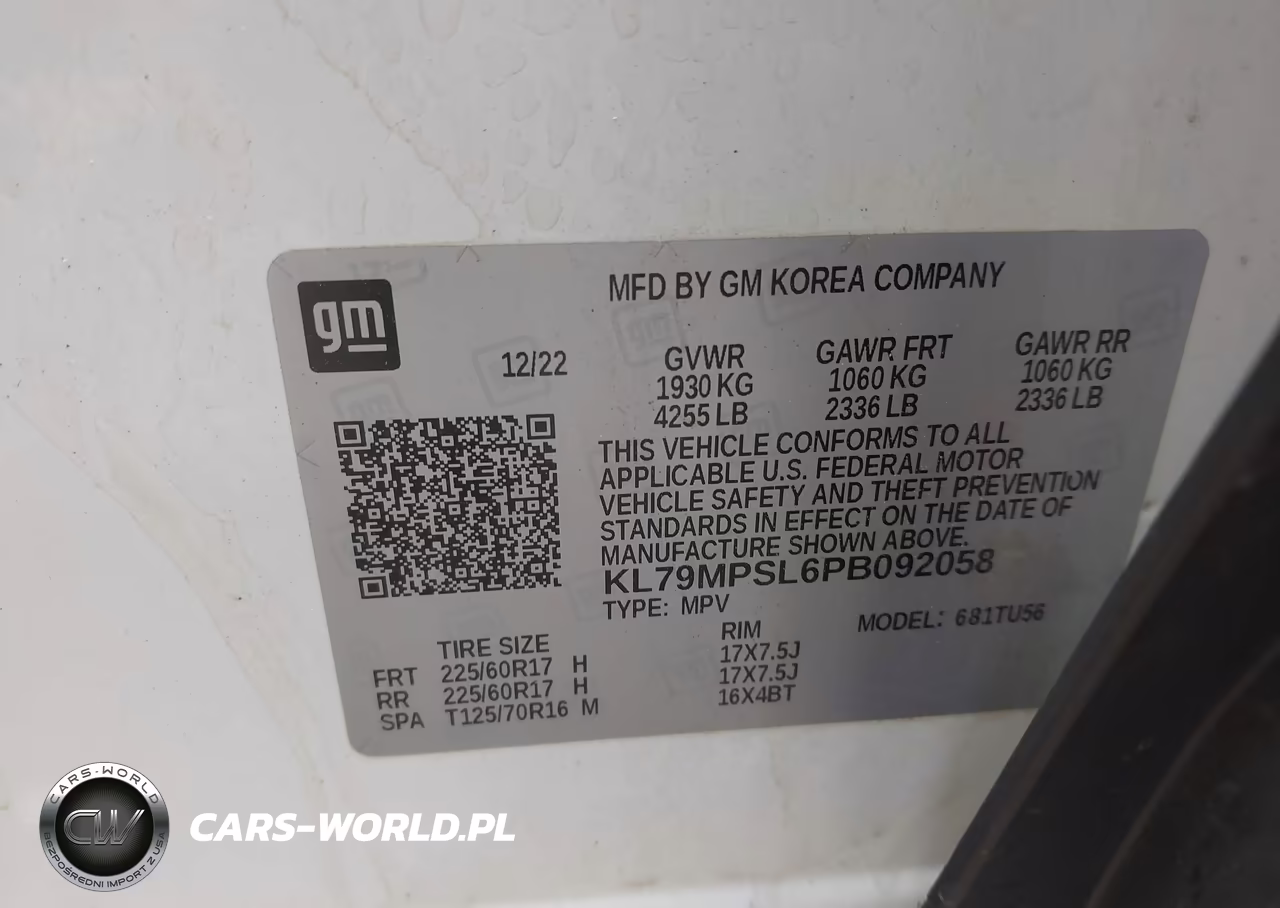 2023 Chevrolet Trailblazer Fwd Lt VIN:KL79MPSL6PB092058 - 9