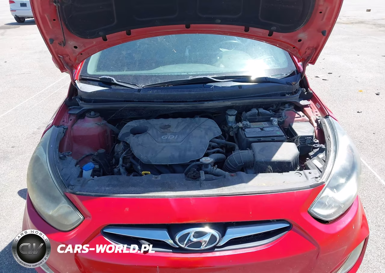 2012 Hyundai Accent Se VIN:KMHCU5AE8CU037606 - 10