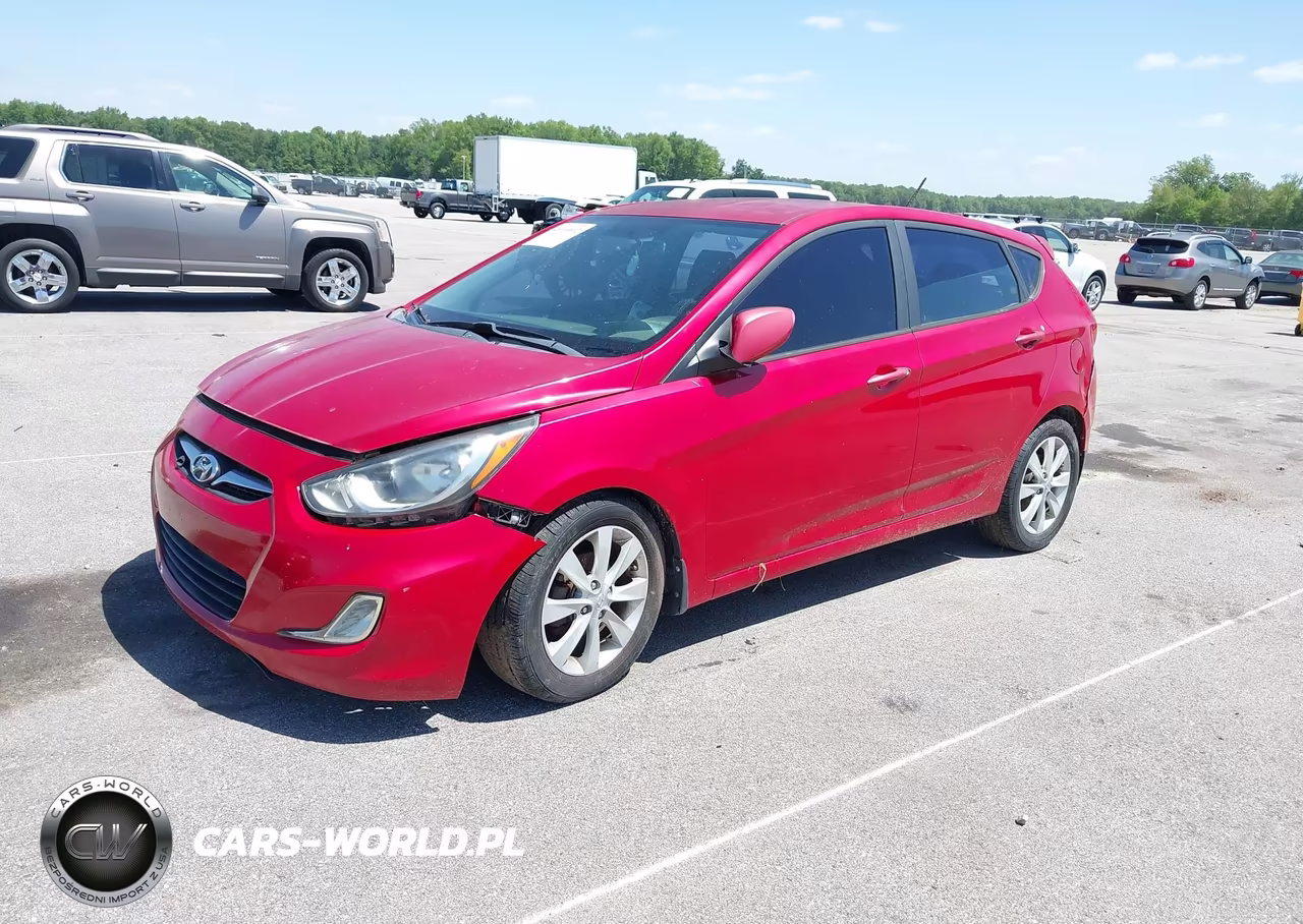 2012 Hyundai Accent Se VIN:KMHCU5AE8CU037606 - 2
