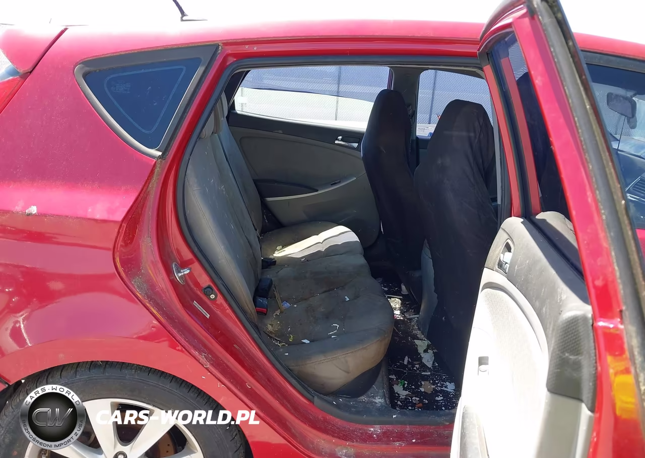 2012 Hyundai Accent Se VIN:KMHCU5AE8CU037606 - 8