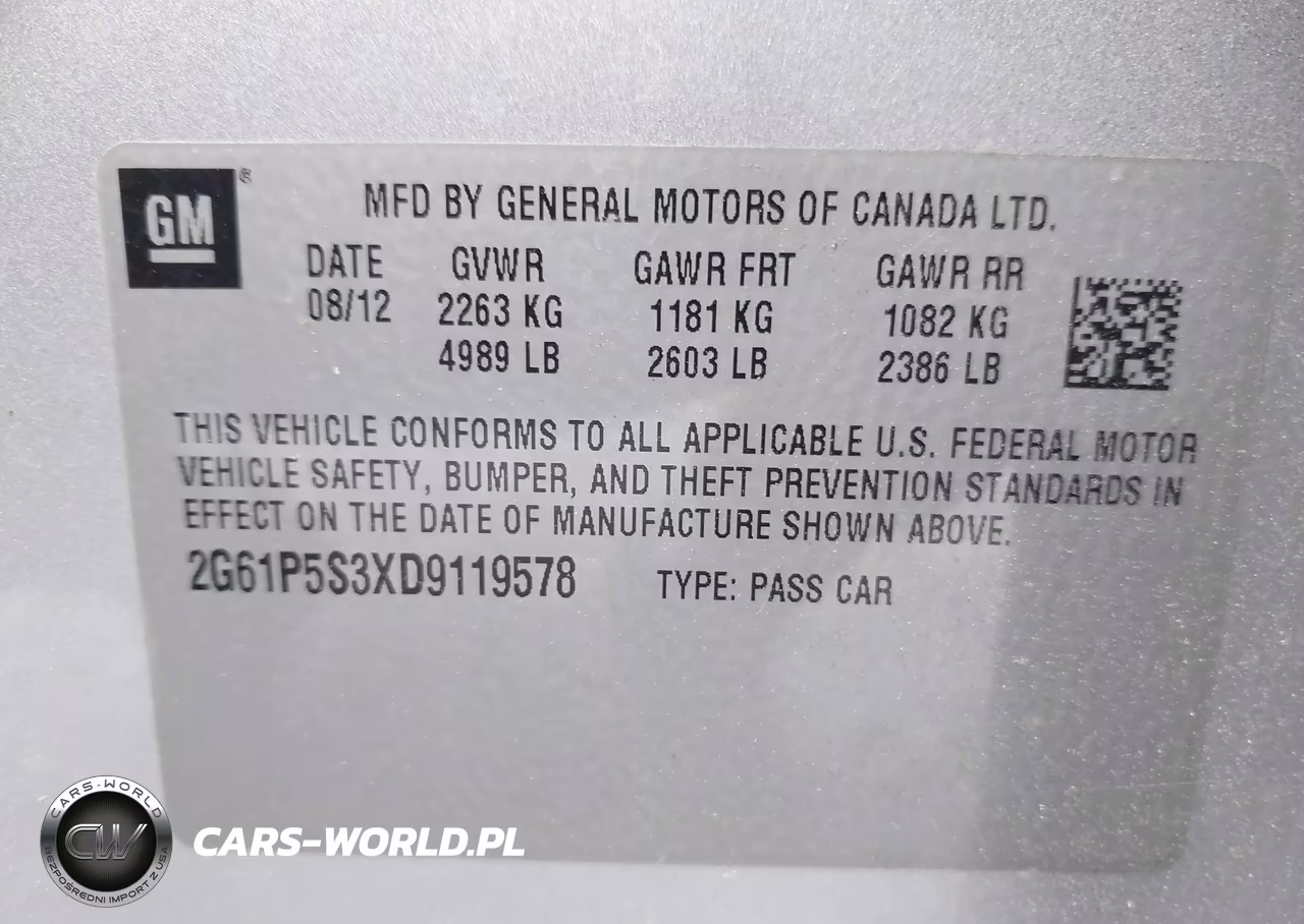 2013 Cadillac Xts Luxury VIN:2G61P5S3XD9119578 - 9
