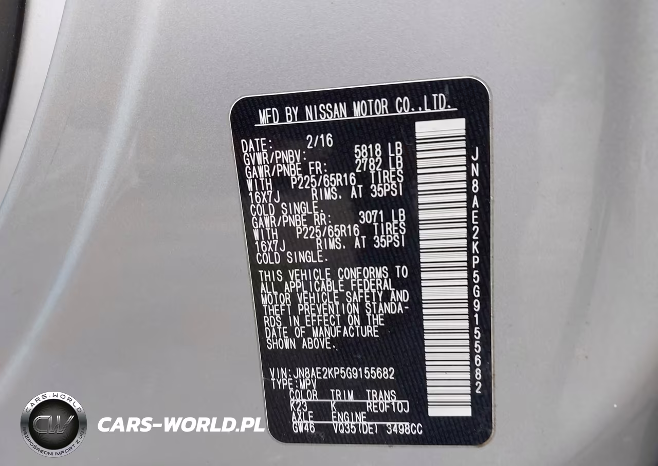 2016 Nissan Quest Platinum-S-Sl-Sv VIN:JN8AE2KP5G9155682 - 9