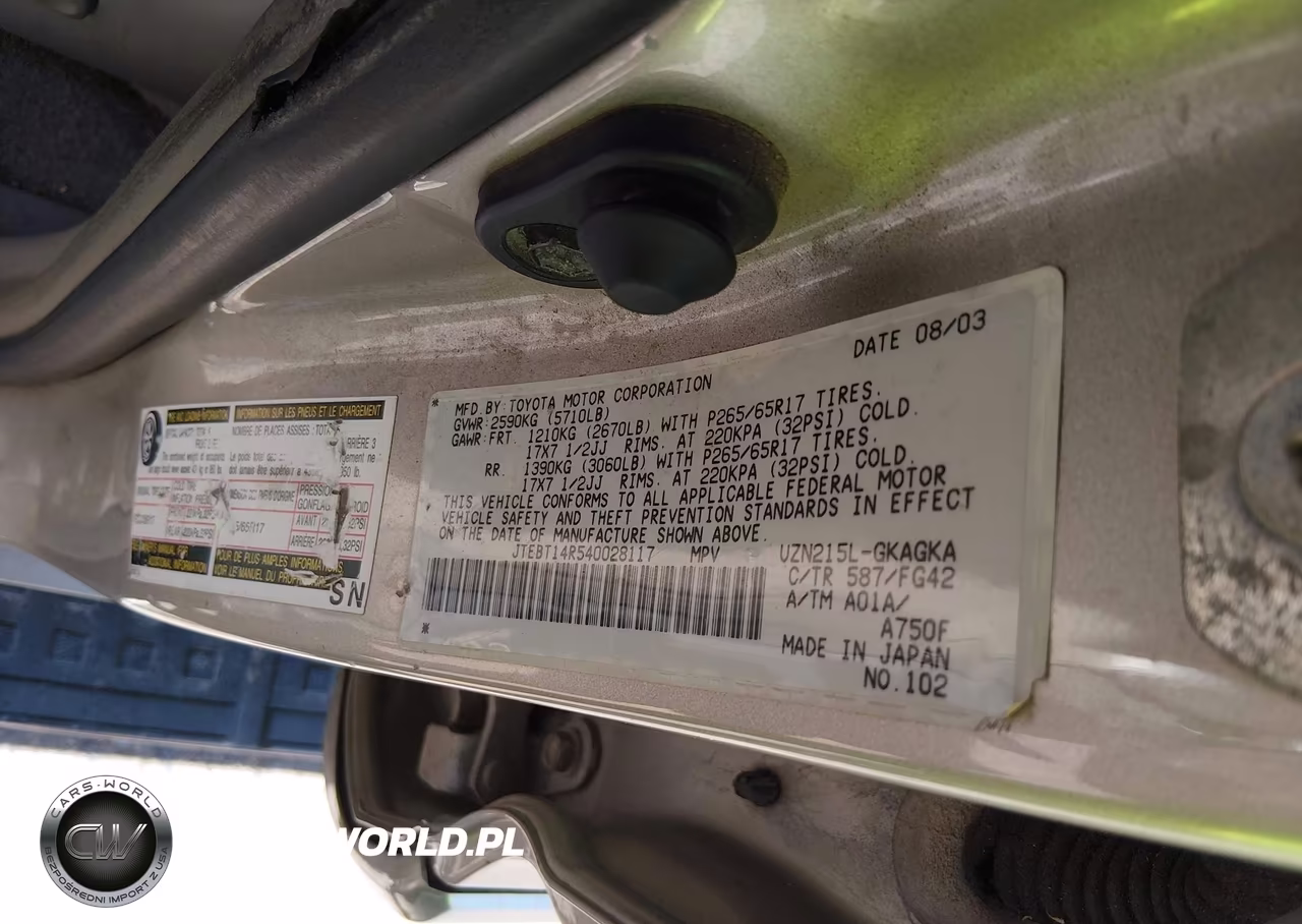 2004 Toyota 4Runner Sr5 V8 VIN:JTEBT14R540028117 - 9