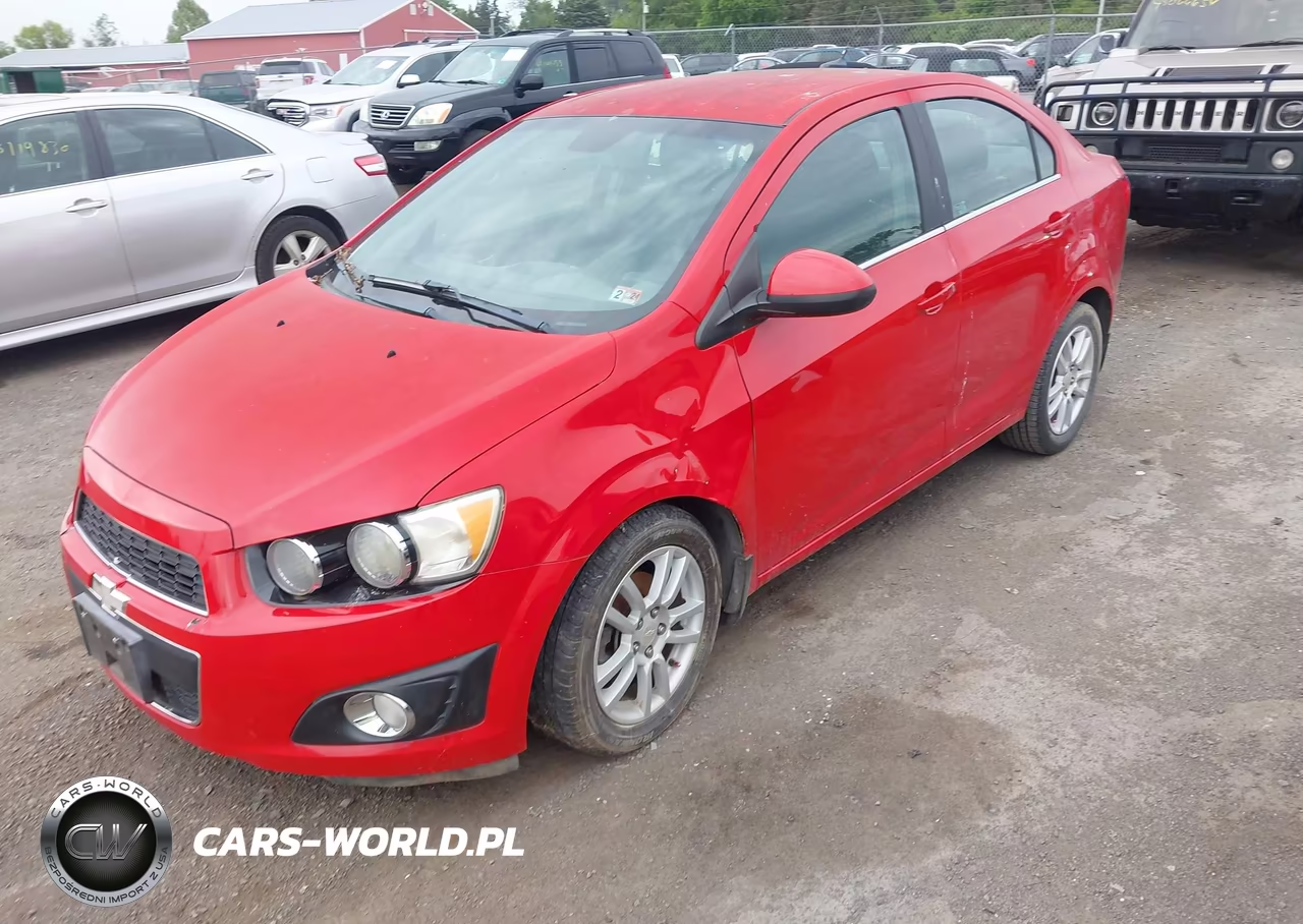 2012 Chevrolet Sonic 2Lt VIN:1G1JC5SH5C4208649 - 2