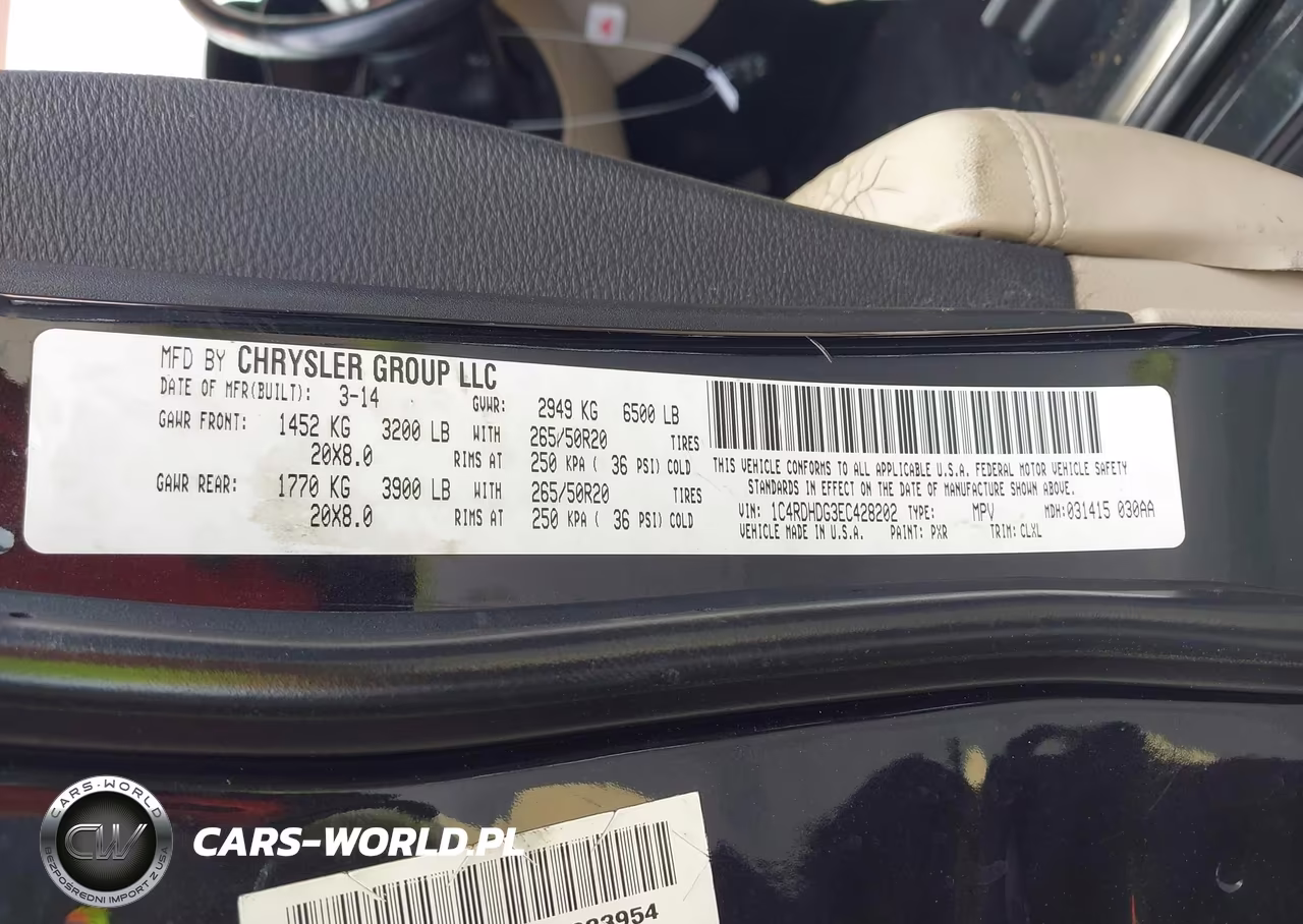 2014 Dodge Durango Limited VIN:1C4RDHDG3EC428202 - 9