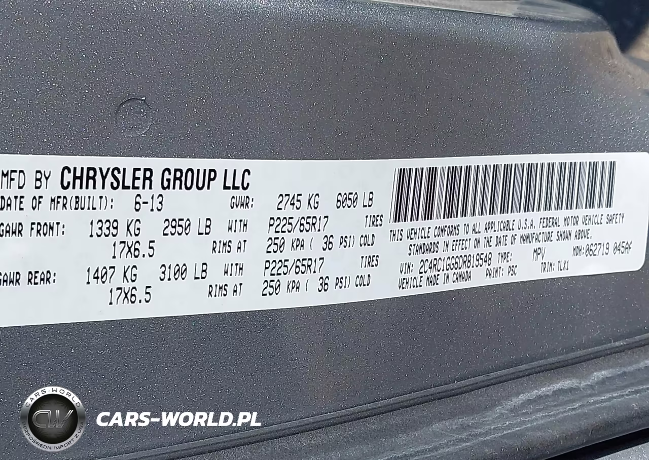 2013 Chrysler Town & Country Limited VIN:2C4RC1GG6DR819548 - 9