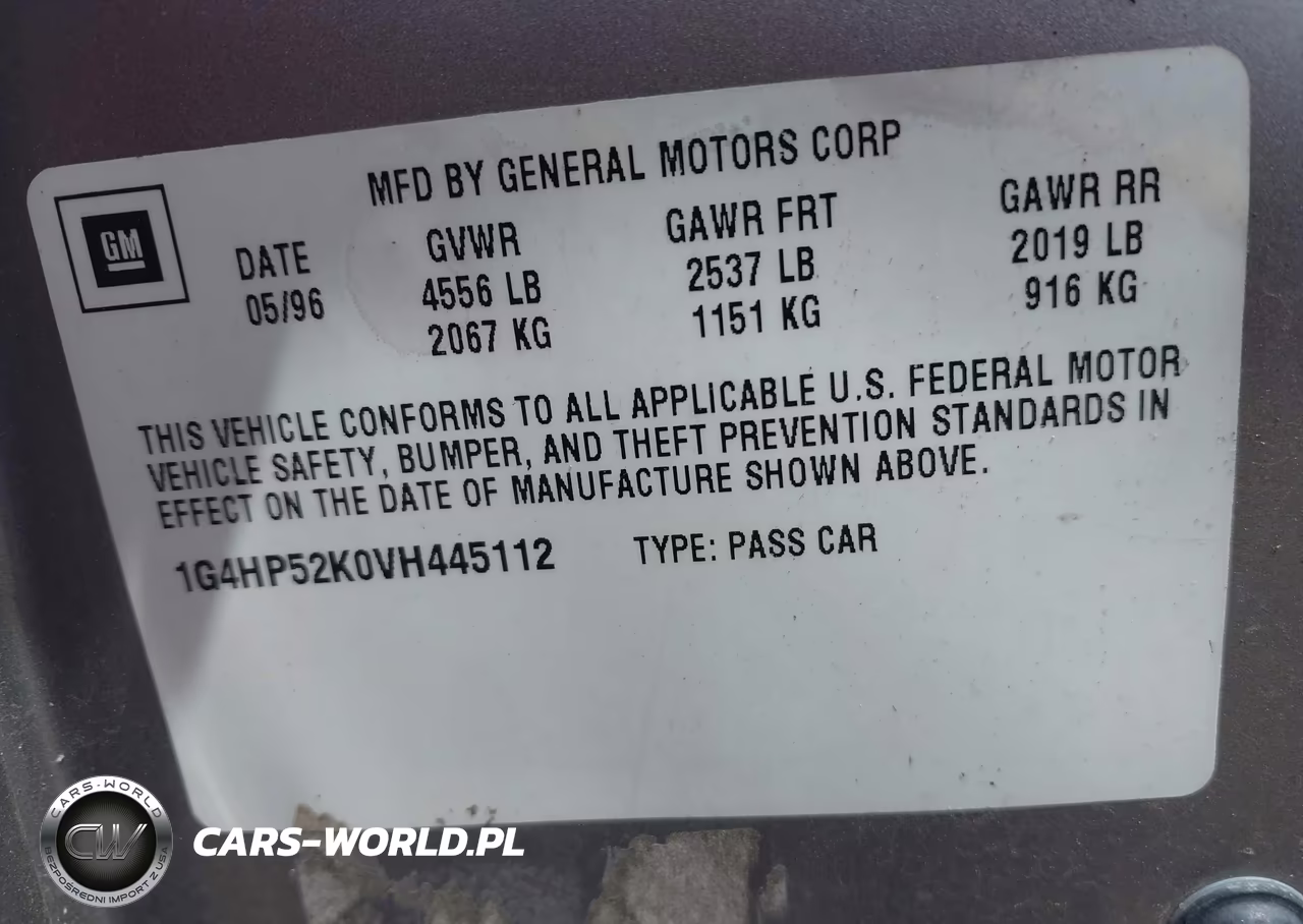 1997 Buick Lesabre Custom VIN:1G4HP52K0VH445112 - 9