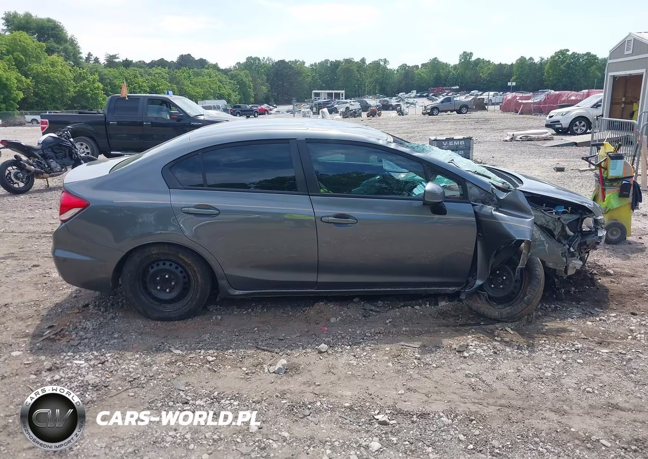 2013 Honda Civic Lx VIN:19XFB2F53DE031324 - 14