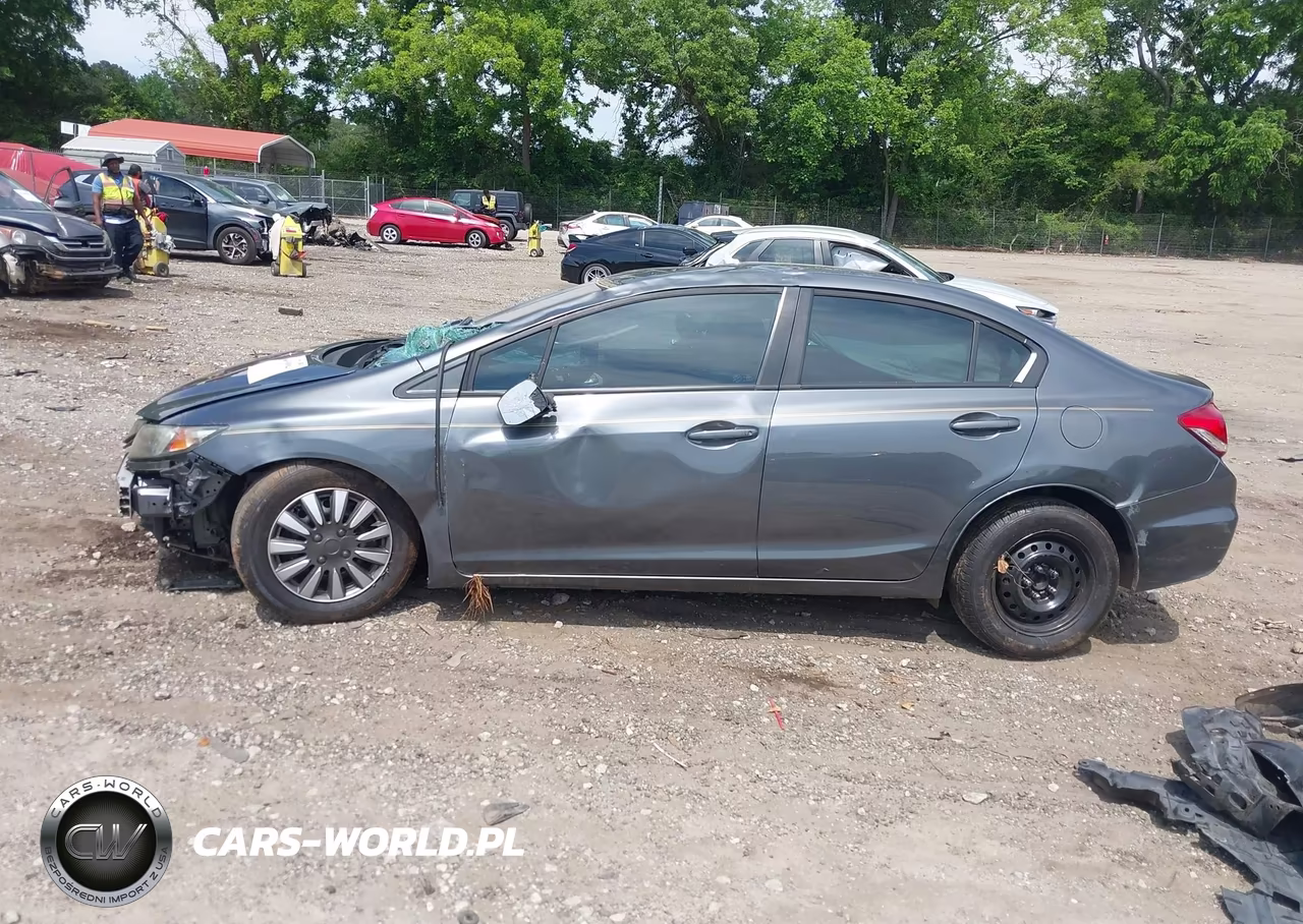 2013 Honda Civic Lx VIN:19XFB2F53DE031324 - 15