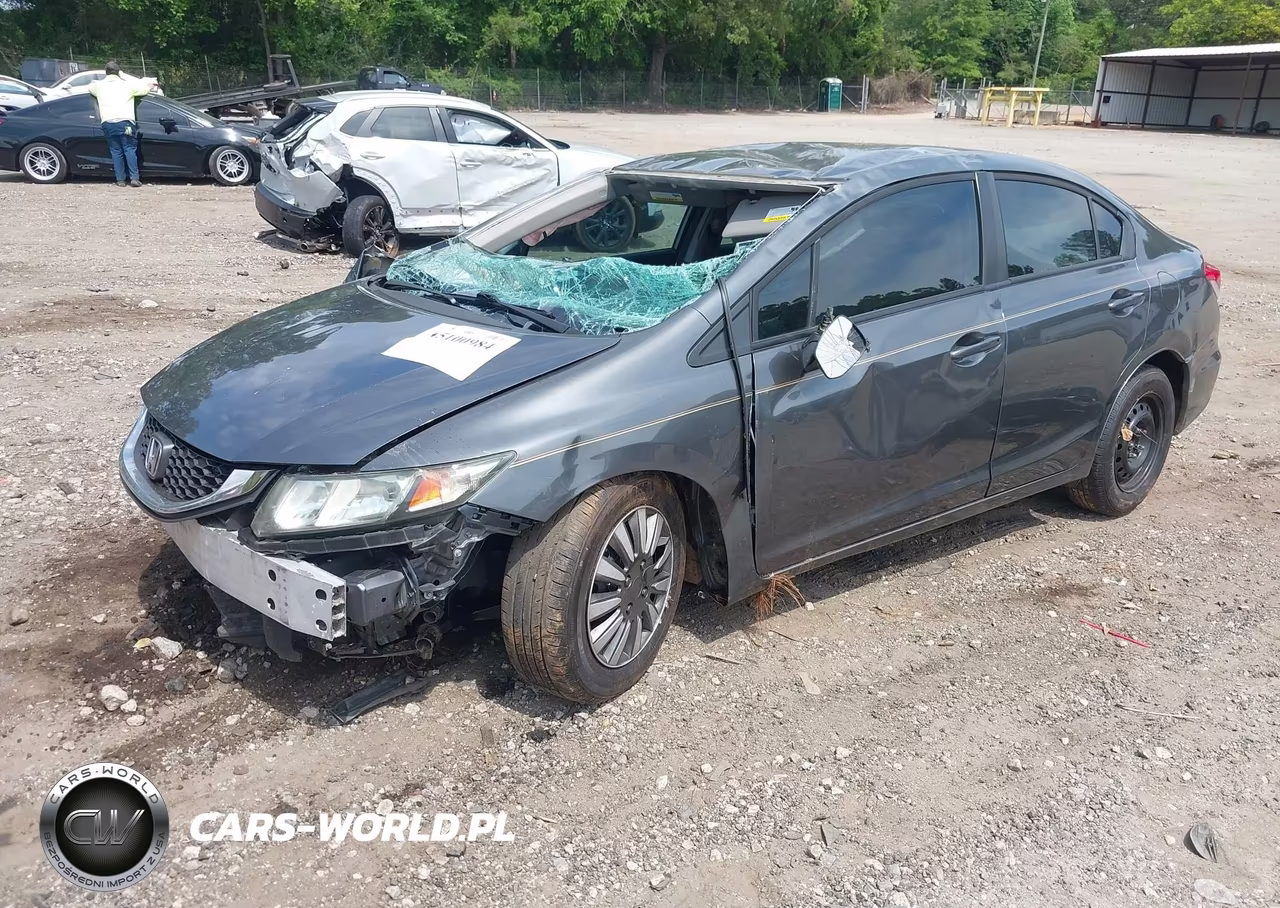 2013 Honda Civic Lx VIN:19XFB2F53DE031324 - 2
