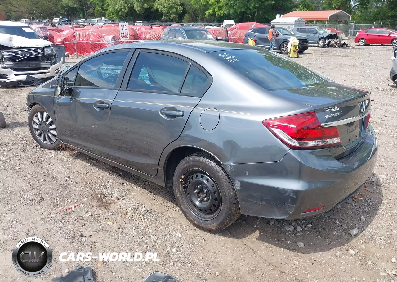 2013 Honda Civic Lx VIN:19XFB2F53DE031324 - 3