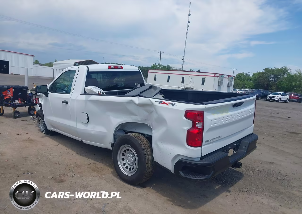2025 Chevrolet Silverado 1500 4Wd Long Bed Wt VIN:3GCNKAEK8SG262895 - 3