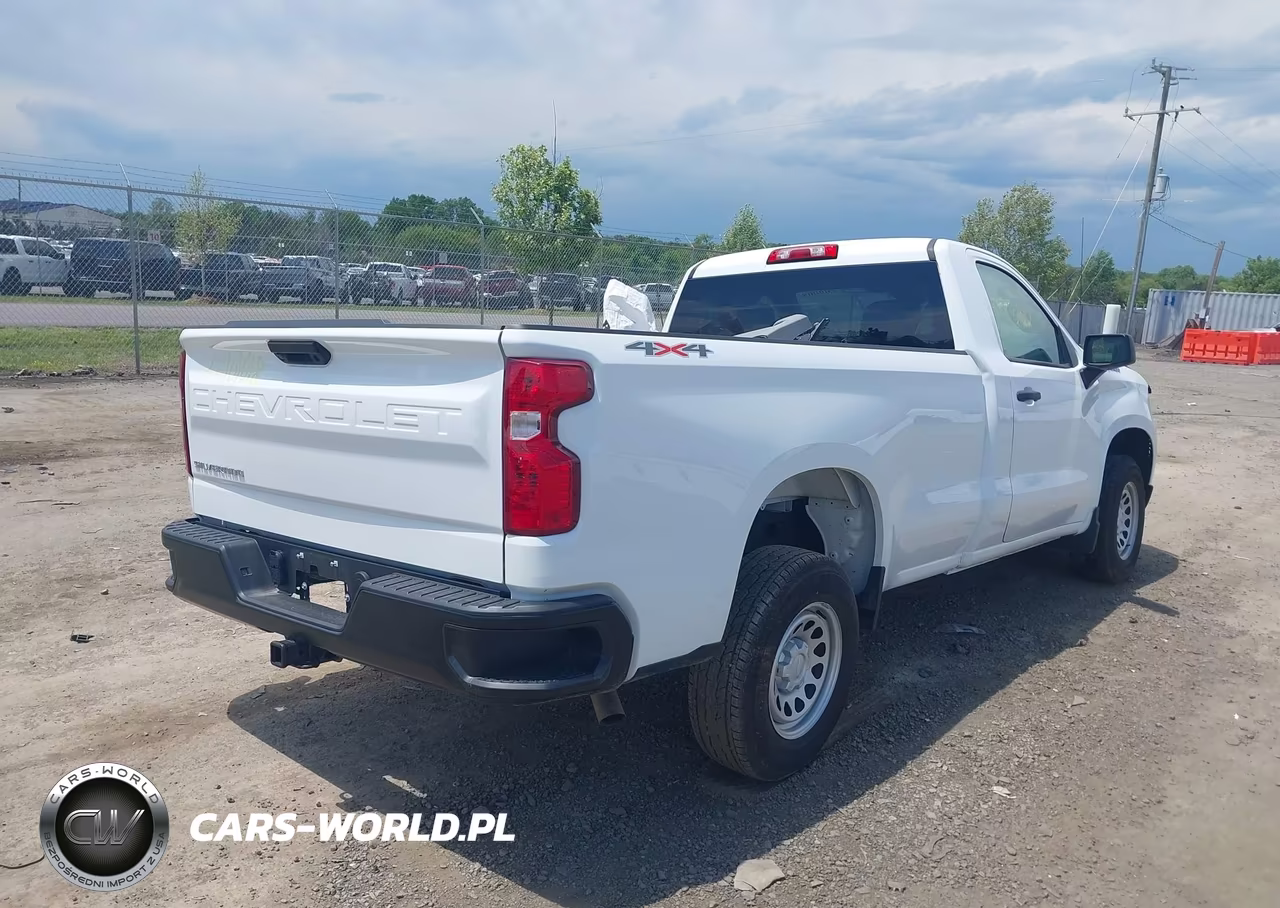 2025 Chevrolet Silverado 1500 4Wd Long Bed Wt VIN:3GCNKAEK8SG262895 - 4