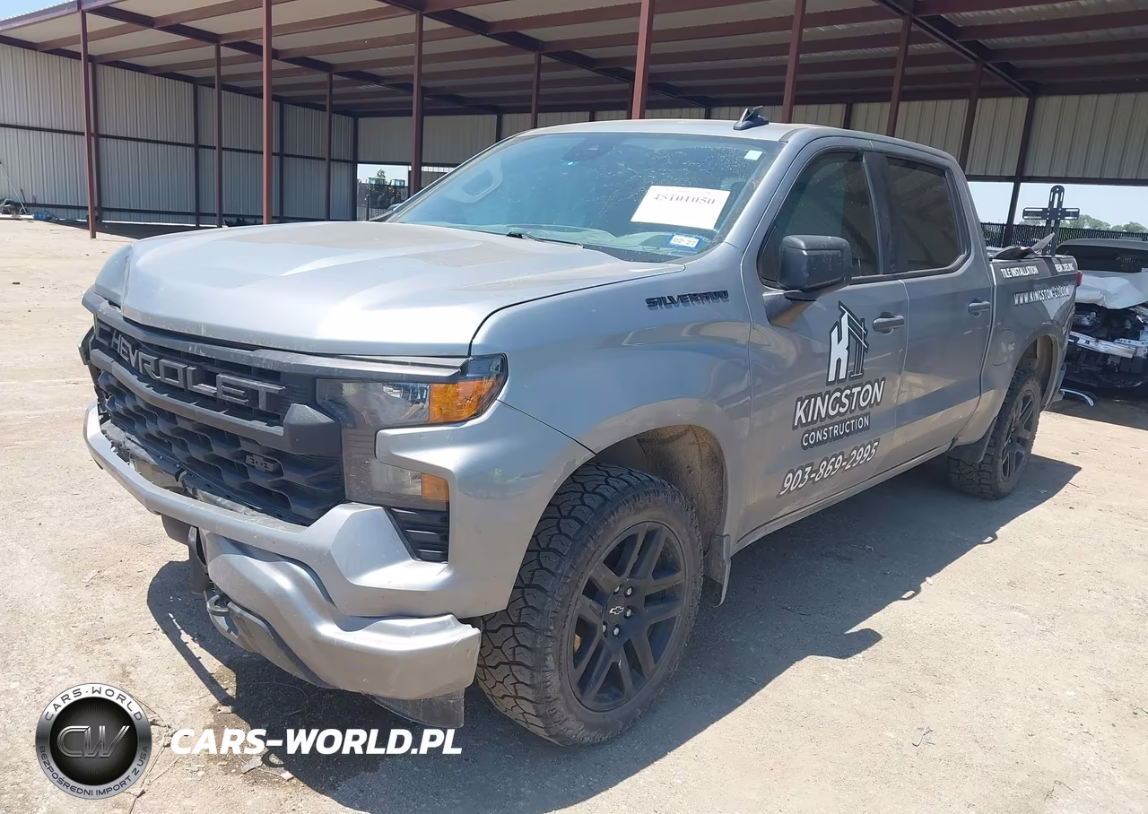 2024 Chevrolet Silverado 1500 2Wd Short Bed Custom VIN:1GCPABEK3RZ134334 - 2