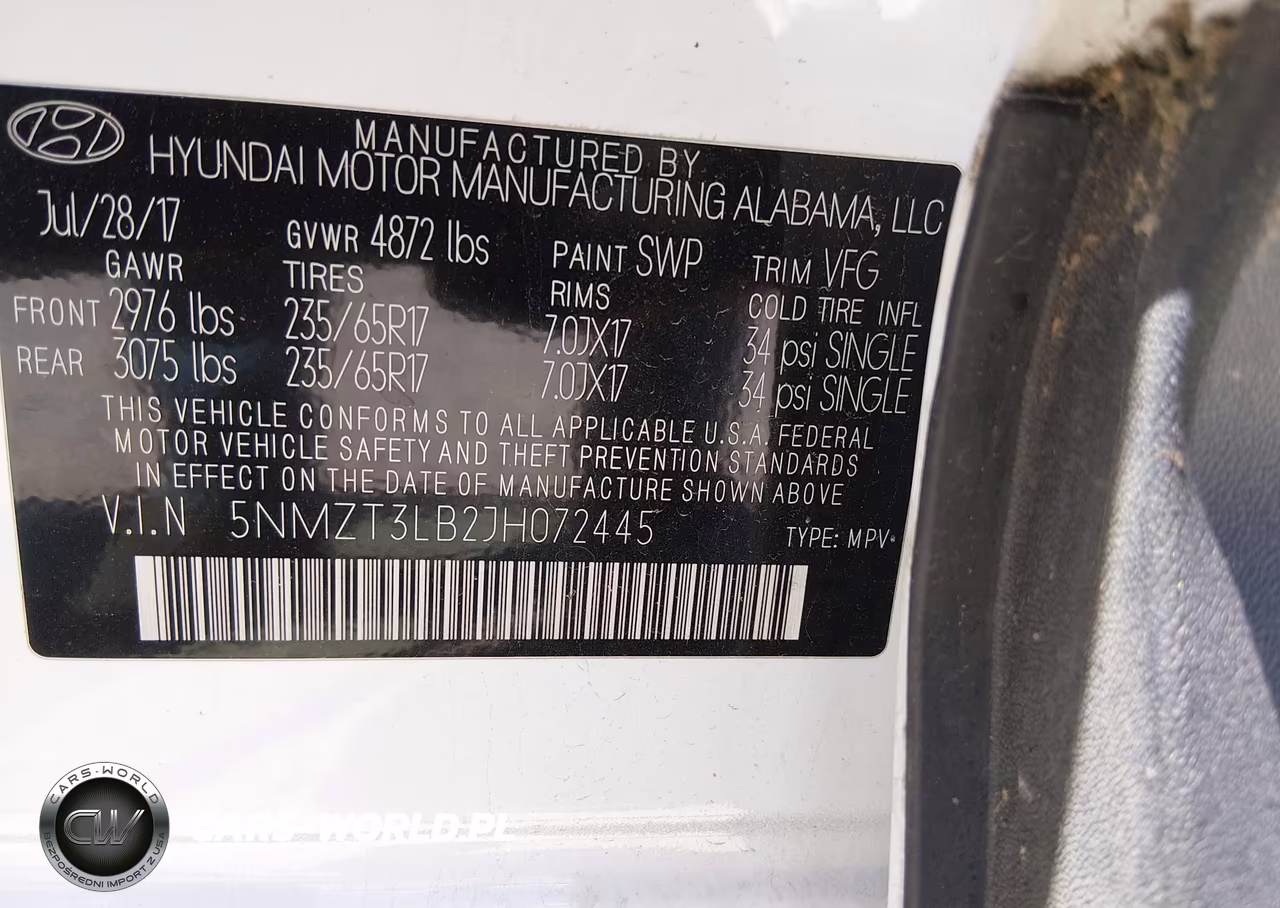 2018 Hyundai Santa Fe Sport 2.4L VIN:5NMZT3LB2JH072445 - 9