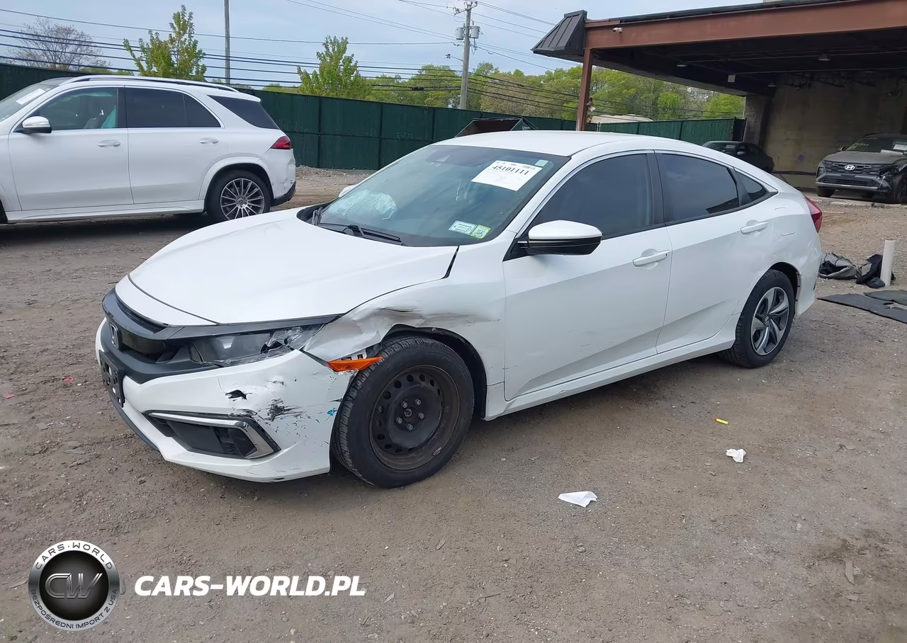 2019 Honda Civic Lx VIN:2HGFC2F60KH604446 - 2