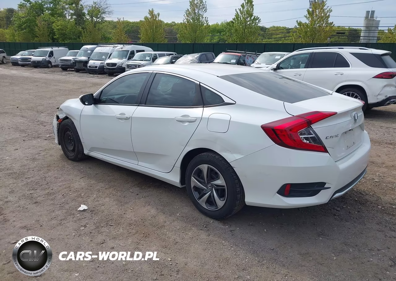 2019 Honda Civic Lx VIN:2HGFC2F60KH604446 - 3