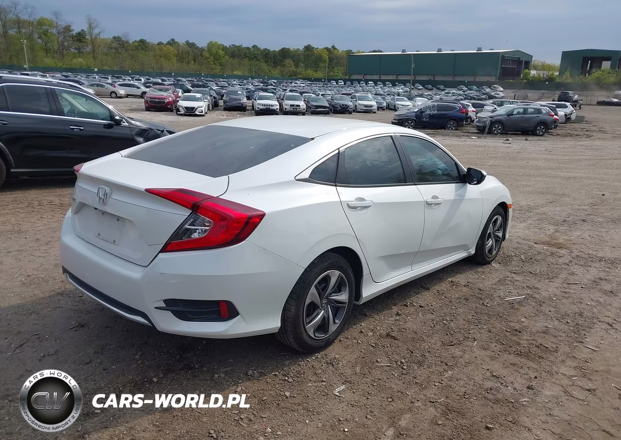 2019 Honda Civic Lx VIN:2HGFC2F60KH604446 - 4