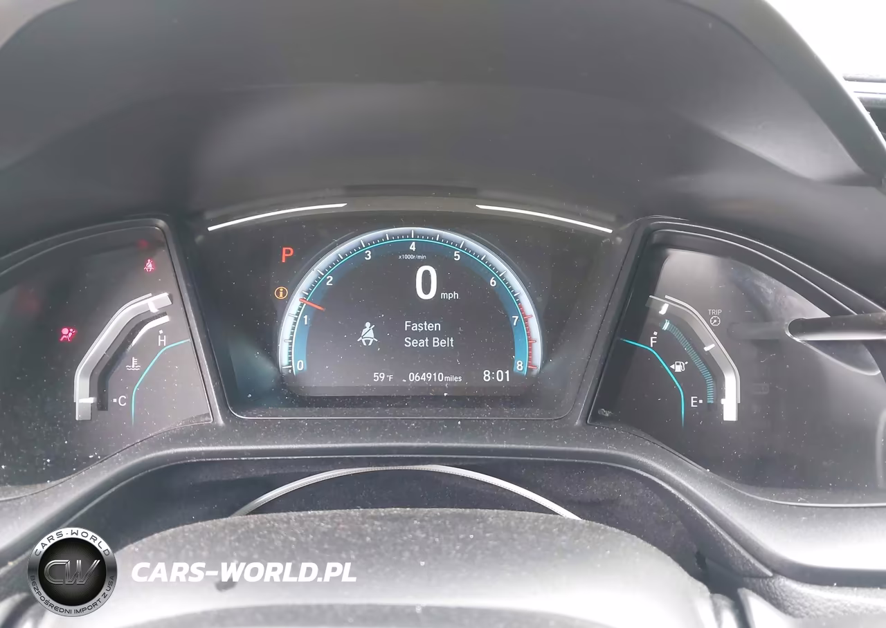 2019 Honda Civic Lx VIN:2HGFC2F60KH604446 - 7