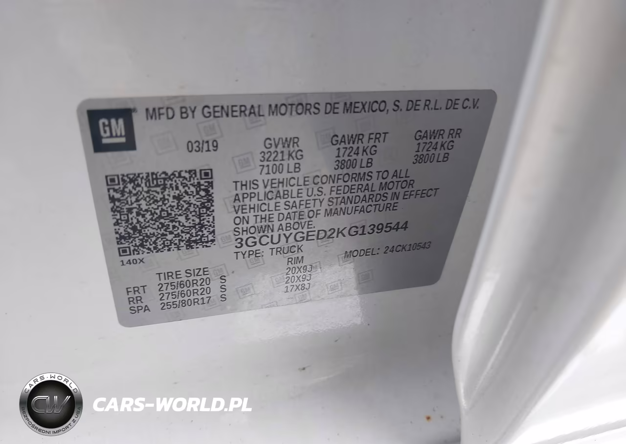 2019 Chevrolet Silverado 1500 Ltz VIN:3GCUYGED2KG139544 - 9