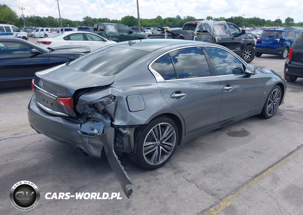2015 Infiniti Q50 Sport VIN:JN1BV7AP0FM353065 - 4