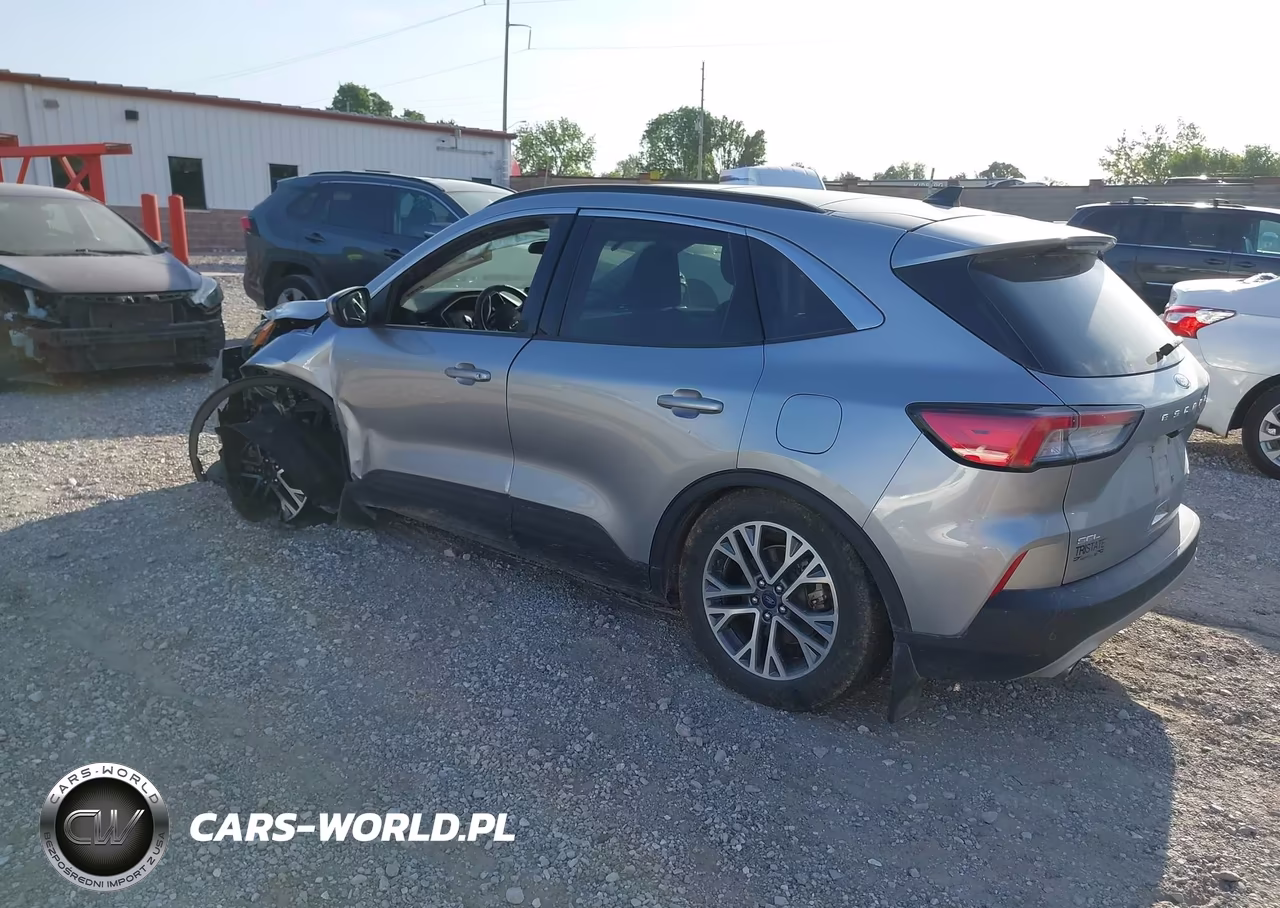 2021 Ford Escape Sel Hybrid VIN:1FMCU9CZ1MUA39691 - 3