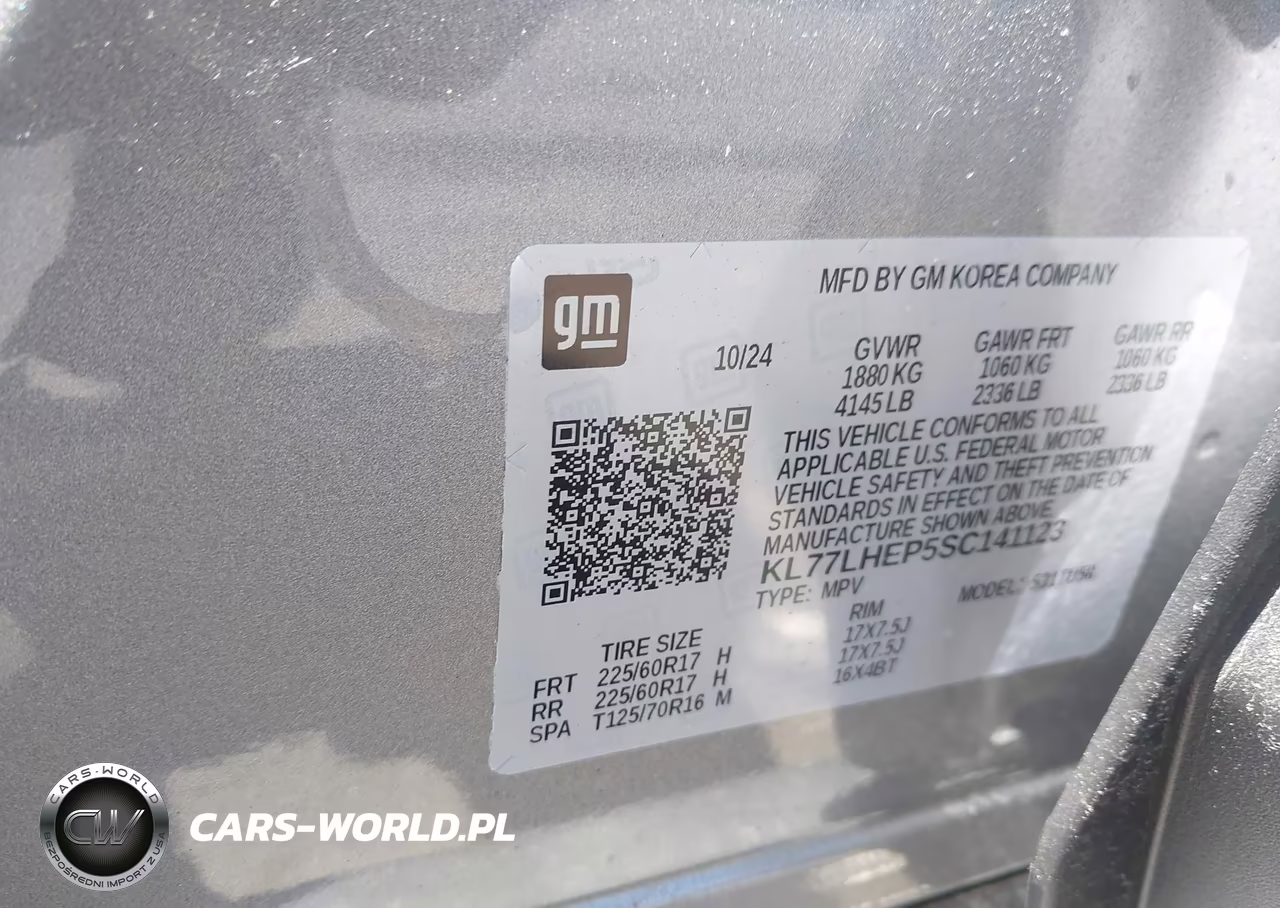 2025 Chevrolet Trax Fwd Lt VIN:KL77LHEP5SC141123 - 9
