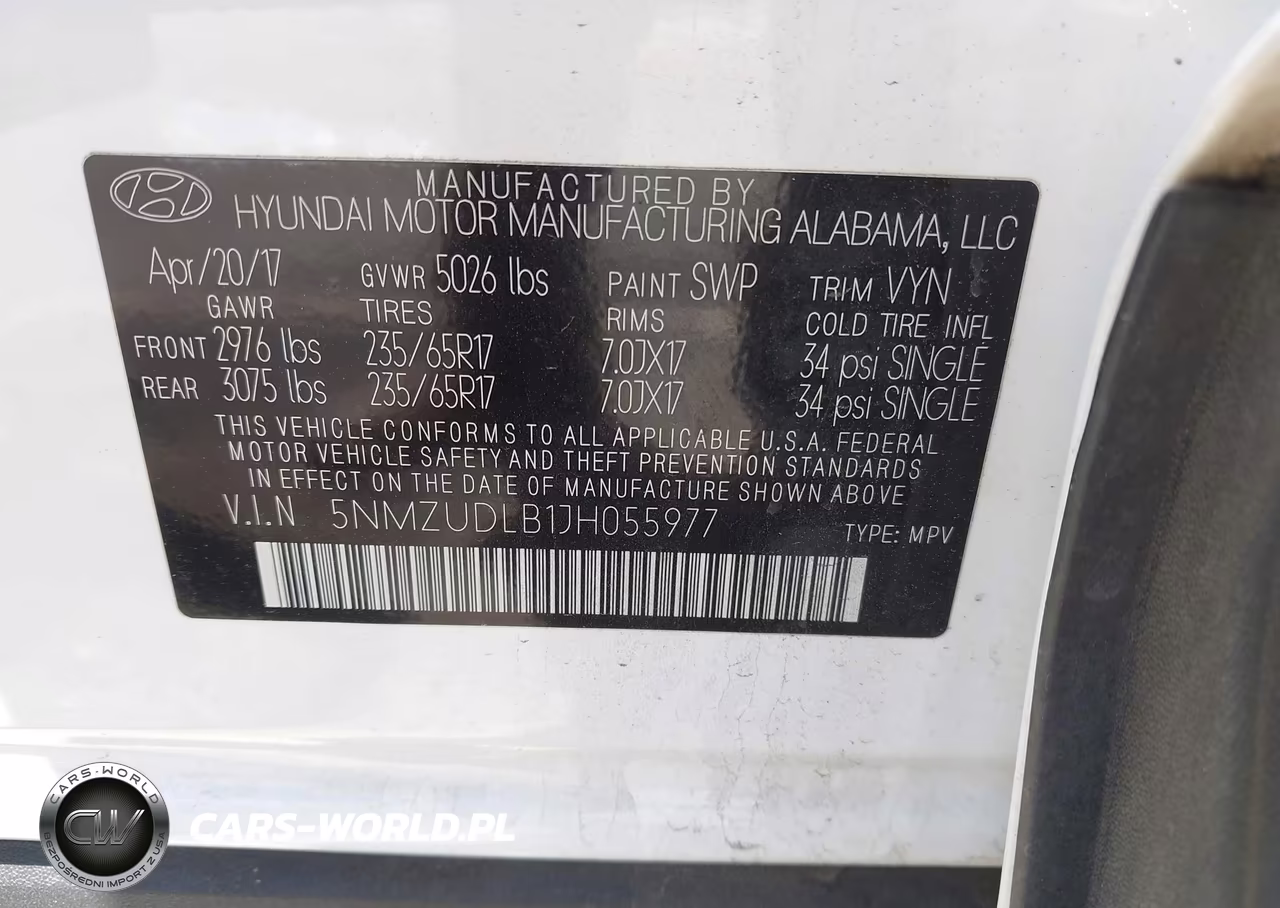 2018 Hyundai Santa Fe Sport 2.4L VIN:5NMZUDLB1JH055977 - 9