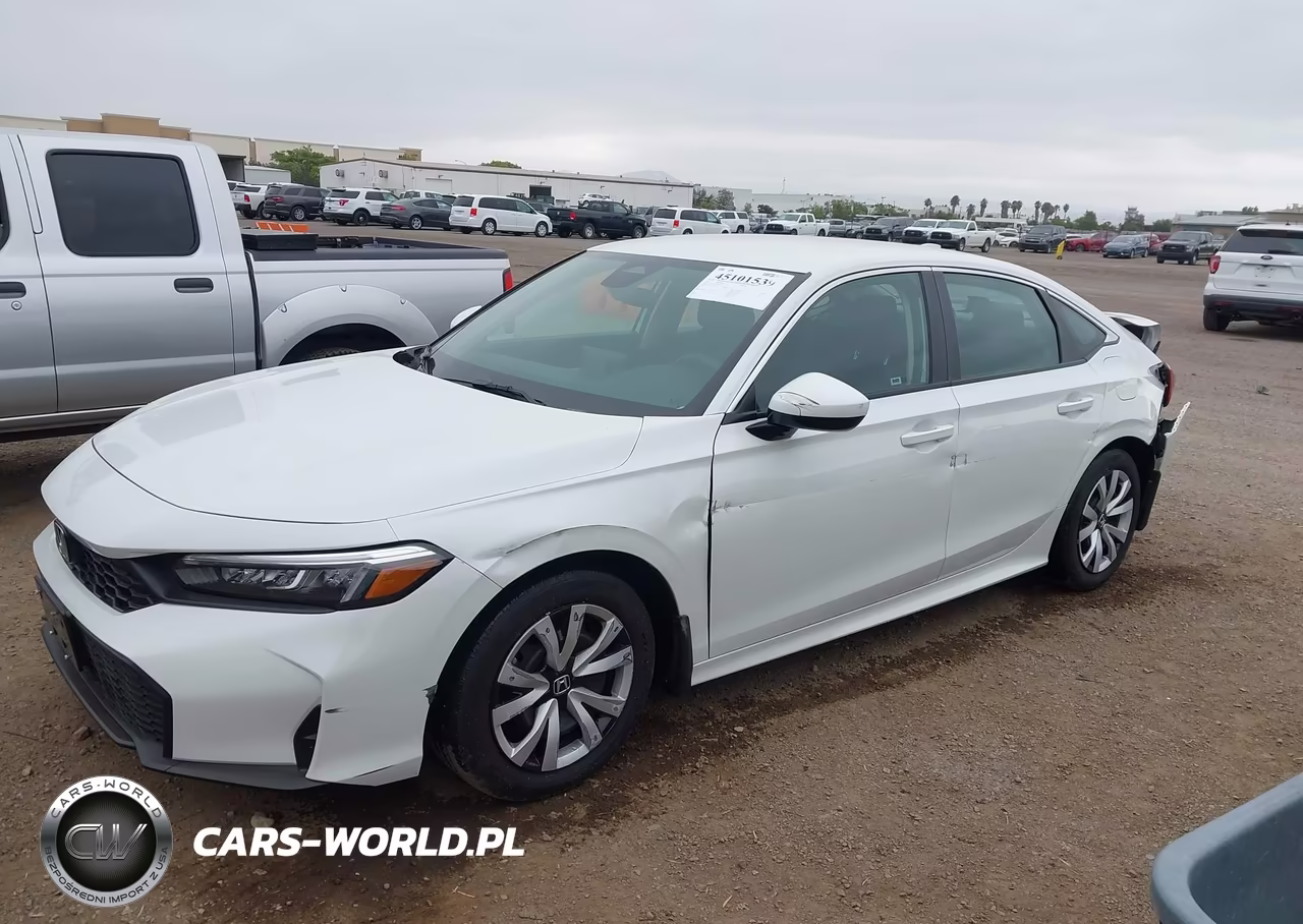 2025 Honda Civic Lx VIN:2HGFE2F2XSH551942 - 2