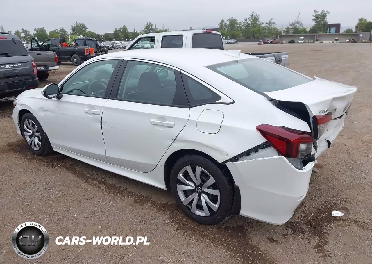 2025 Honda Civic Lx VIN:2HGFE2F2XSH551942 - 3