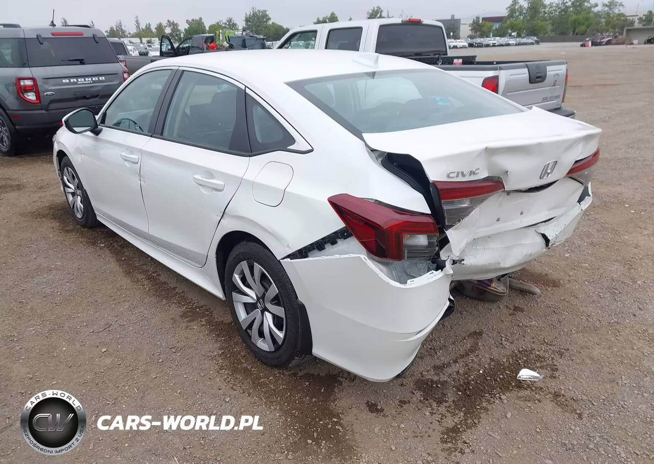 2025 Honda Civic Lx VIN:2HGFE2F2XSH551942 - 6
