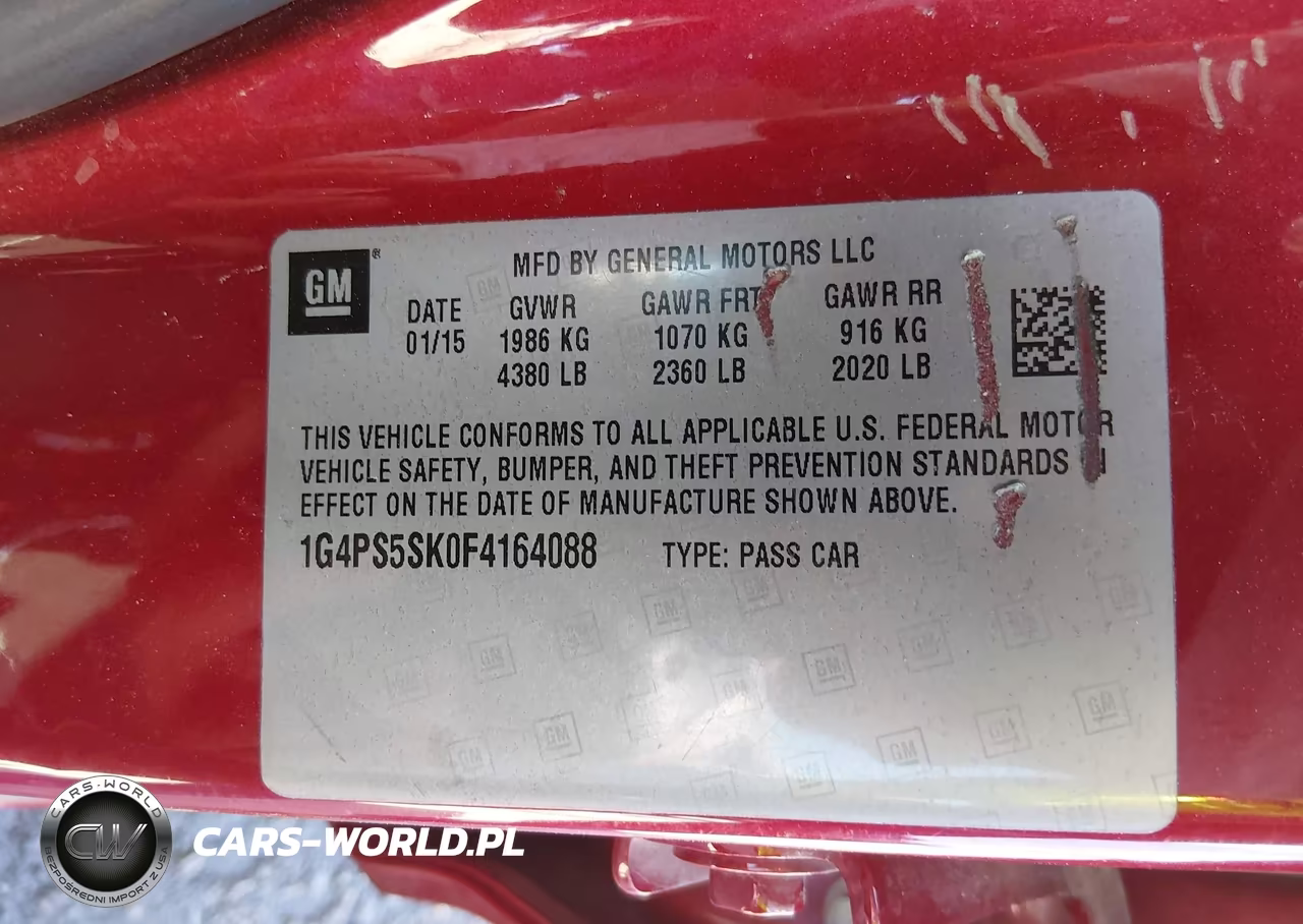 2015 Buick Verano Leather Group VIN:1G4PS5SK0F4164088 - 9