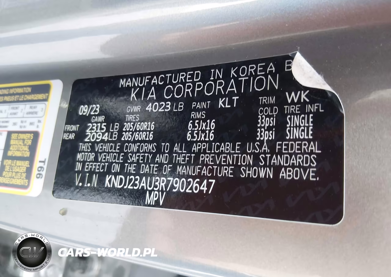 2024 Kia Soul Lx VIN:KNDJ23AU3R7902647 - 9