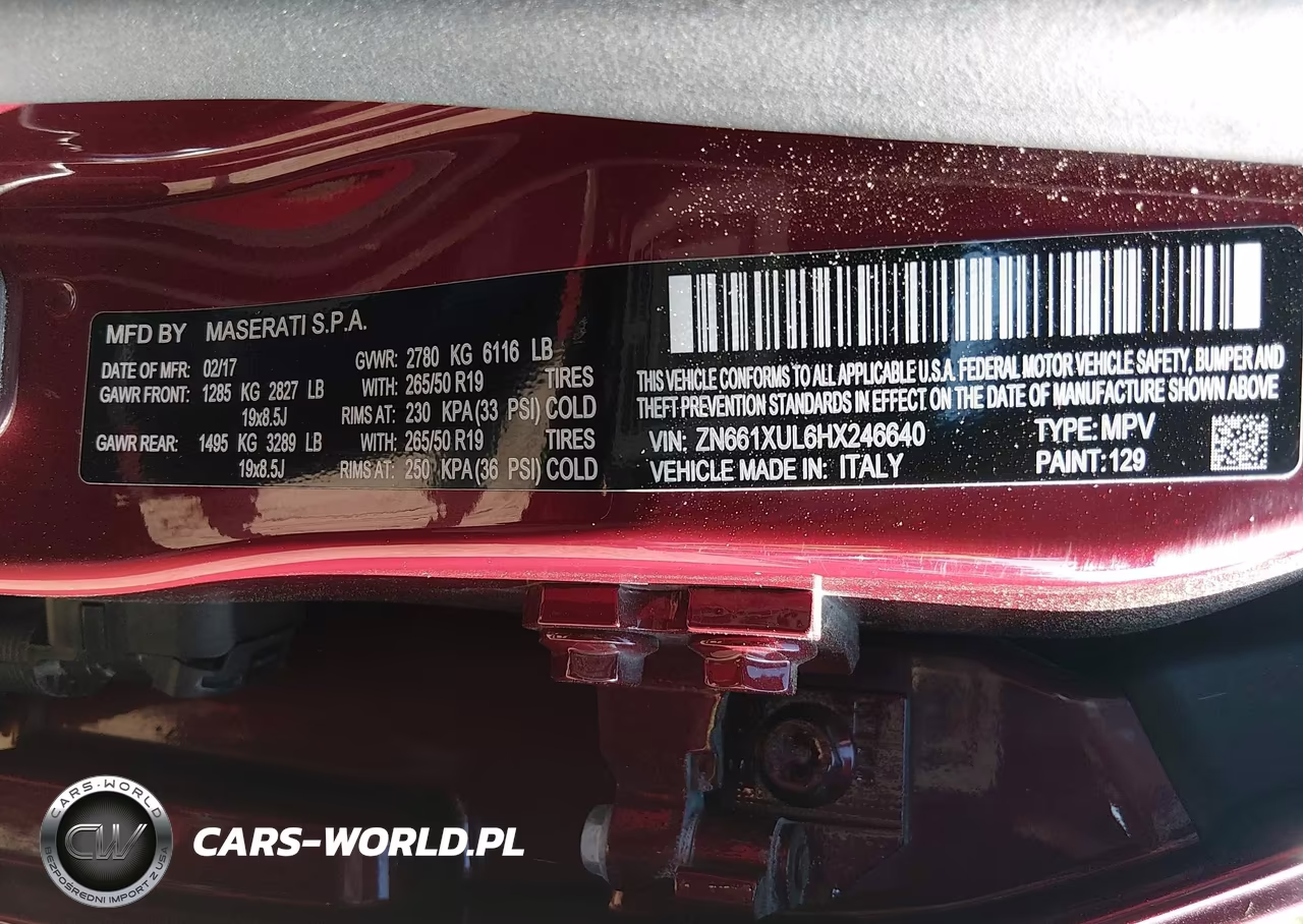 2017 Maserati Levante VIN:ZN661XUL6HX246640 - 9