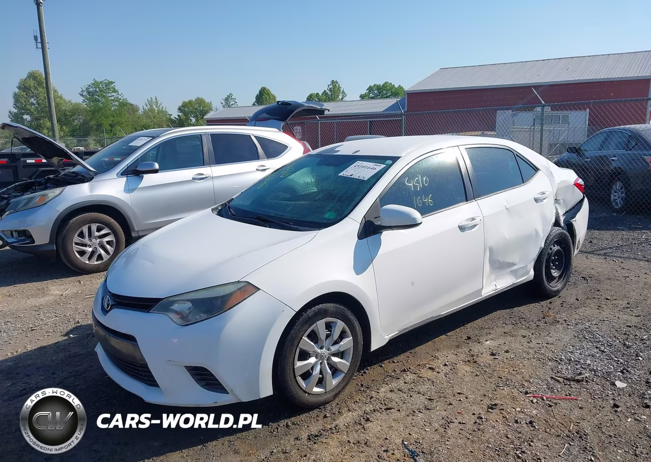 2015 Toyota Corolla Le VIN:5YFBURHE7FP256863 - 2