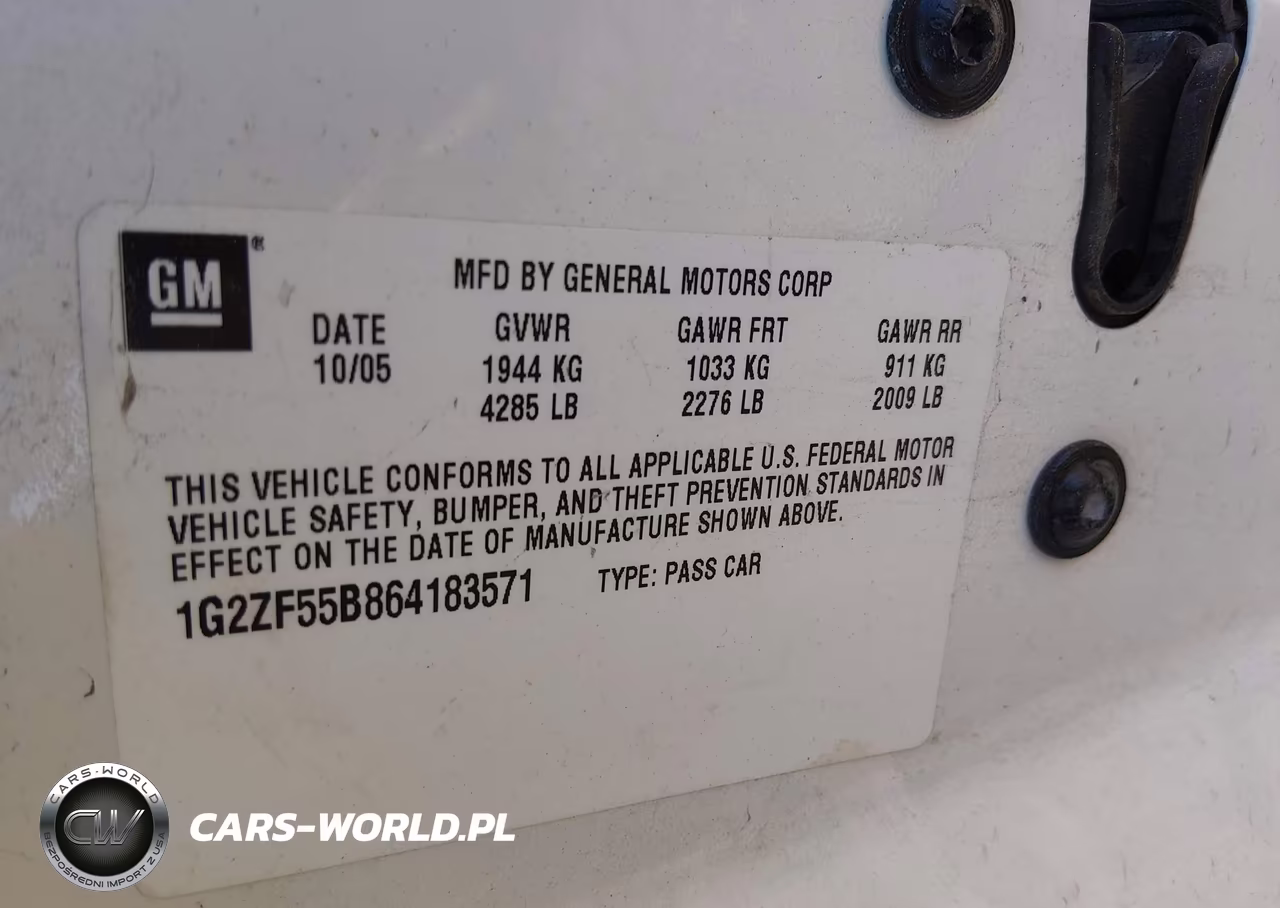 2006 Pontiac G6 VIN:1G2ZF55B864183571 - 9