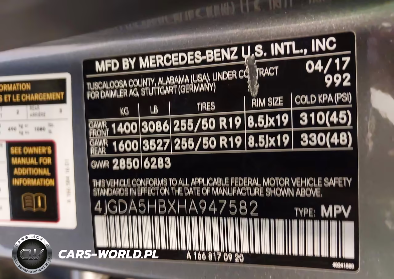 2017 Mercedes-Benz Gle 350 4Matic VIN:4JGDA5HBXHA947582 - 9