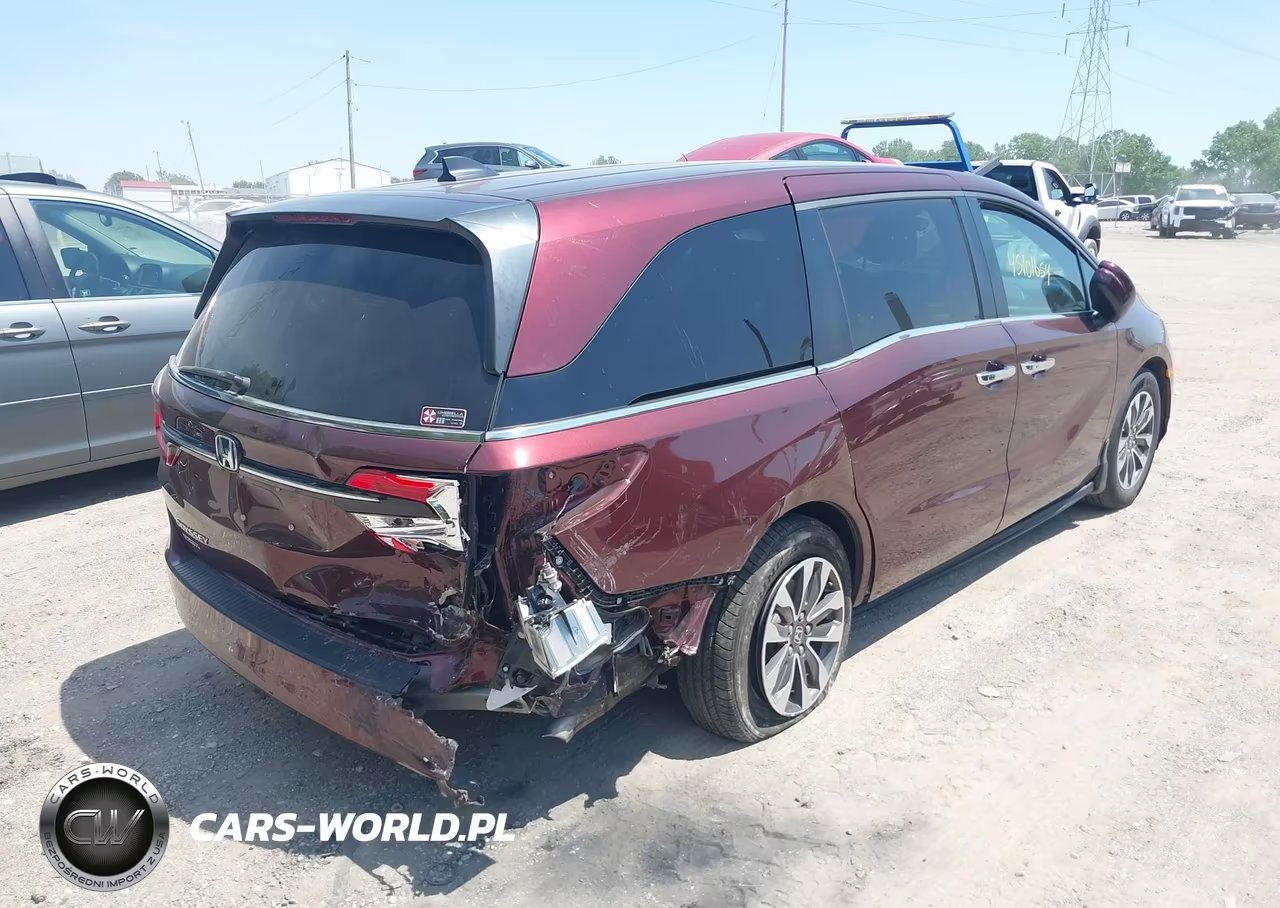 2021 Honda Odyssey Ex-L VIN:5FNRL6H74MB008810 - 4