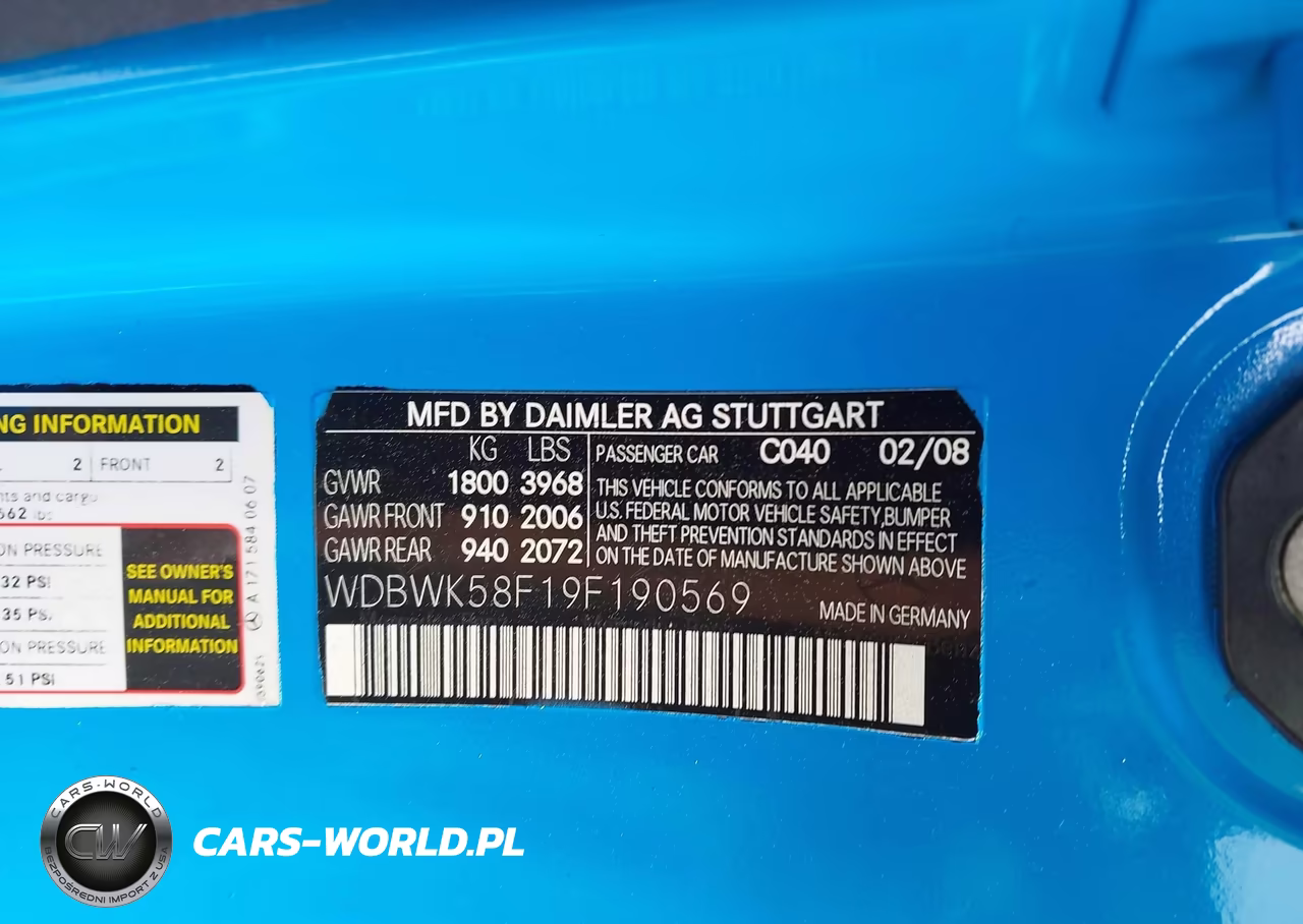 2009 Mercedes-Benz Slk350 VIN:WDBWK58F19F190569 - 9