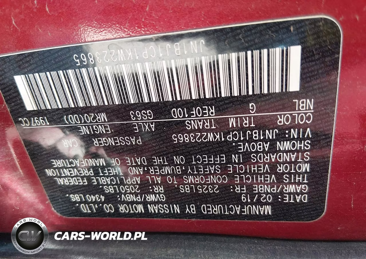 2019 Nissan Rogue Sport Sl VIN:JN1BJ1CP1KW223865 - 9