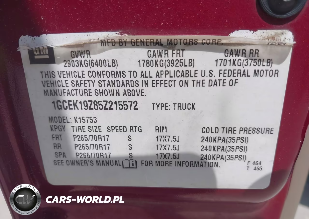 2005 Chevrolet Silverado 1500 Z71 VIN:1GCEK19Z85Z215572 - 9