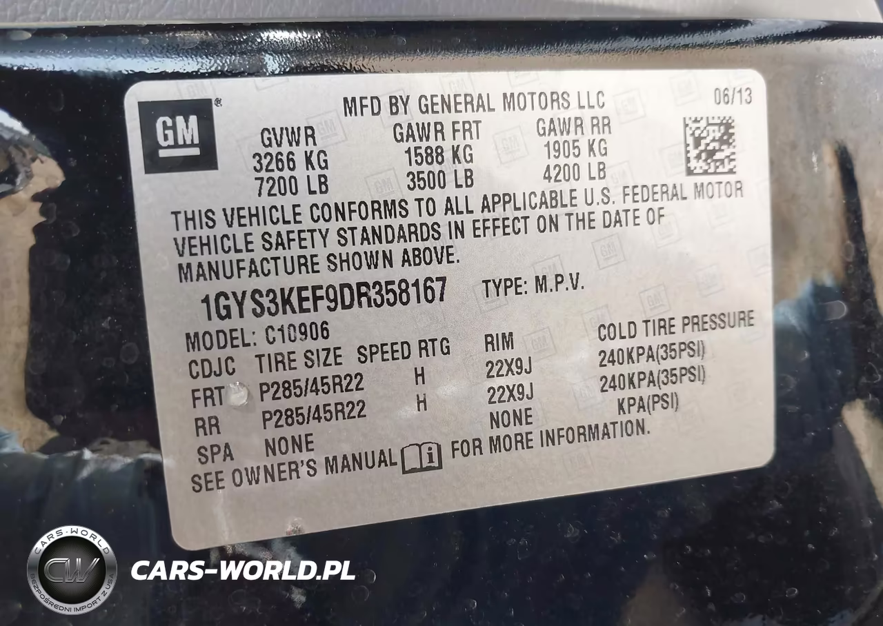 2013 Cadillac Escalade Esv Platinum Edition VIN:1GYS3KEF9DR358167 - 9