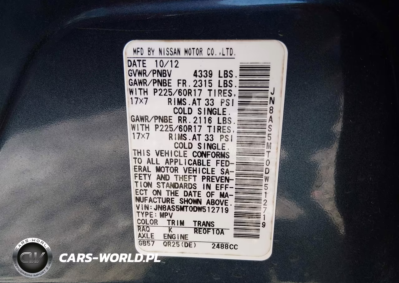 2013 Nissan Rogue Sv VIN:JN8AS5MT0DW512719 - 9