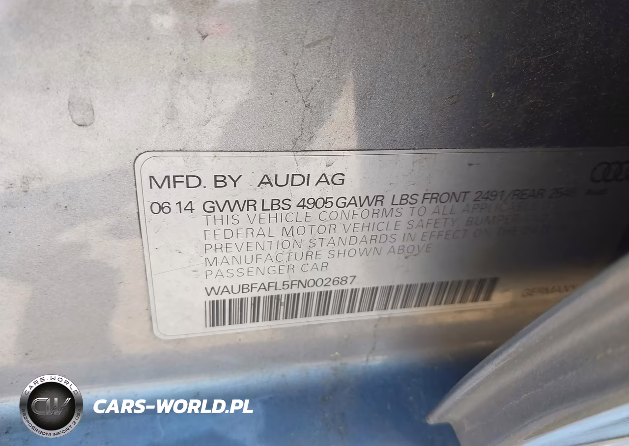 2015 Audi A4 2.0T Premium VIN:WAUBFAFL5FN002687 - 9