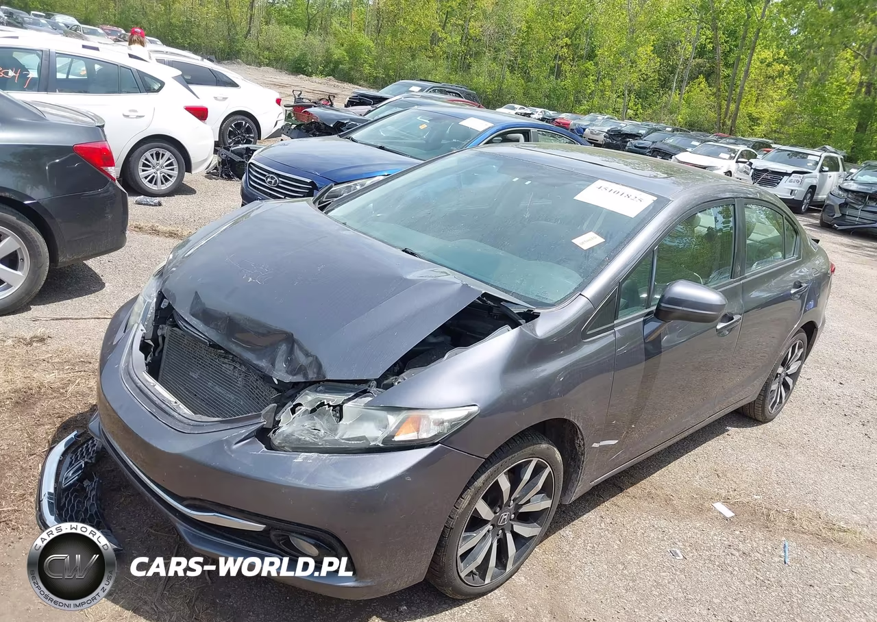 2015 Honda Civic Ex-L VIN:2HGFB2F96FH504760 - 2