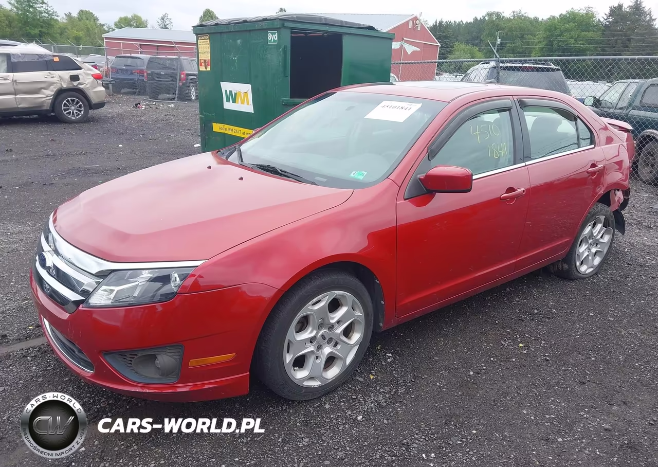 2010 Ford Fusion Se VIN:3FAHP0HA8AR236950 - 2